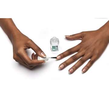 essie Nail Care, 8-Free Vegan, Strong Start Base Coat, strengthening nail polish, 0.46 fl oz