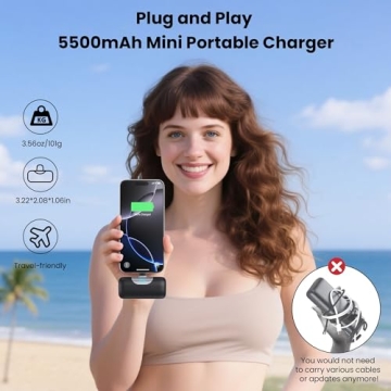 Mini USB-C Portable Charger for iPhone and Android