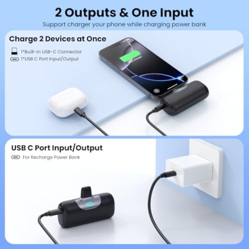 Mini USB-C Portable Charger for iPhone and Android
