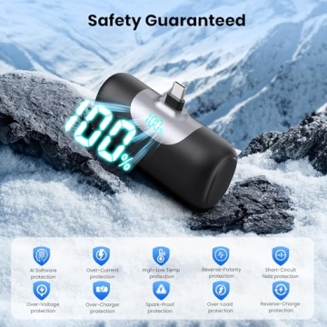 Mini USB-C Portable Charger for iPhone and Android