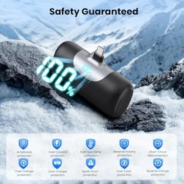 Mini USB-C Portable Charger for iPhone and Android