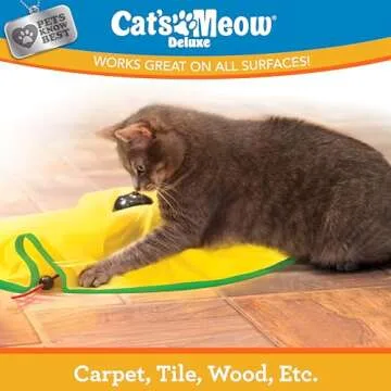 Cat's Meow Motorized Wand Toy for Cats – 3 Speed Fun