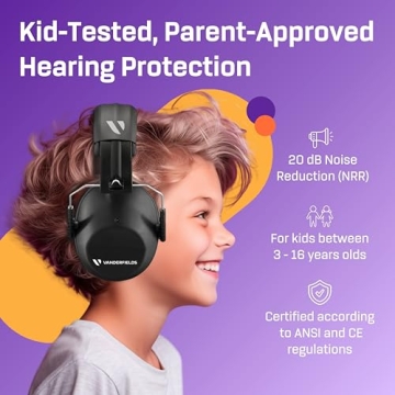 Vanderfields Kids Ear Protection for Ages 3-16 | Noise Canceling Headphones