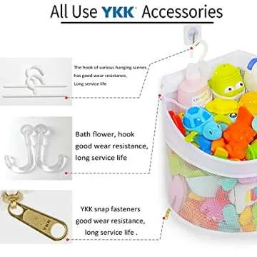 Ligereza Baby Bath Toy Organizer for Clean Bath Time