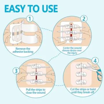 Emergency Wound Closure Kit - Zip Sutures Butterfly Bandaids