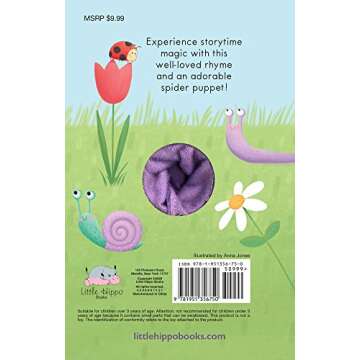 Itsy Bitsy Spider Children's Finger Puppet Board Book