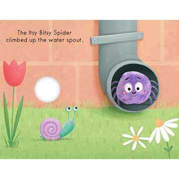 Itsy Bitsy Spider Children's Finger Puppet Board Book