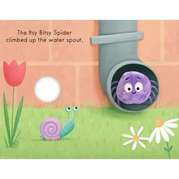 Itsy Bitsy Spider Children's Finger Puppet Board Book