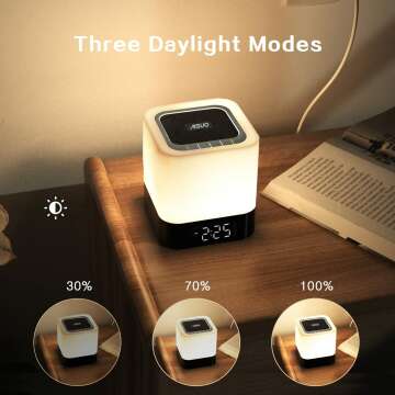 Aisuo Night Light: Multi-Function Bedside Lamp
