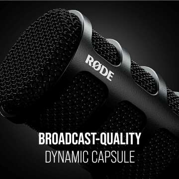 RØDE PodMic USB Dynamic Microphone for Creators