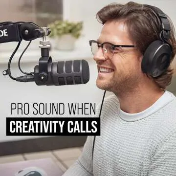 RØDE PodMic USB Dynamic Microphone for Creators