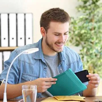 Metronic Bubble Mailers 6x10 Inch 50 Pack Usable Size 6x9" Teal Padded Envelopes Waterproof Bubble Envelopes Self Seal Adhesive Shipping Envelopes for Jewelry, Makeup, Shirts, Small Item