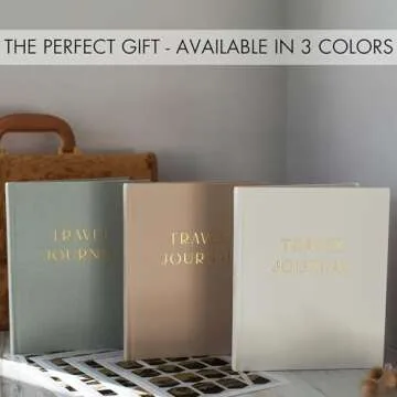 Beautiful Linen Travel Journal with US National Park Scratch Off Maps - The Perfect Planner and Diary For Women, Men - Elegant Journal Gift To Record Memories and Adventures From Special Trips