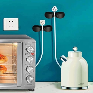 AFunCrafter Kitchen Cord Organizer - 3 Pack Flexible Holders