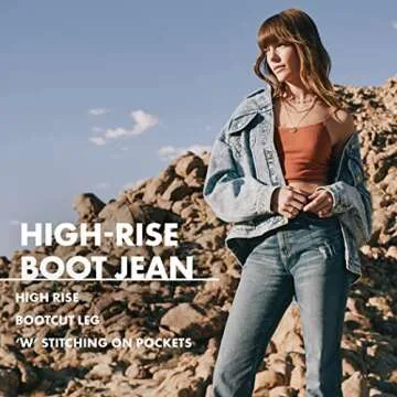 Wrangler Women's High Rise Bootcut Jeans in Carolina