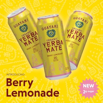 Guayakí Organic Yerba Mate Energy Drink - Berry Lemonade