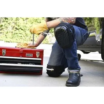 Thunderbolt Knee Pads for Men Construction Knee Pads for Work Knee Pads for Men and Women Gel Knee P...