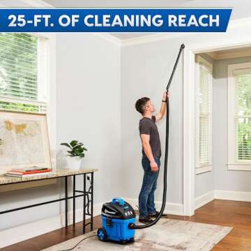 Vacmaster 4 Gallon Wet/Dry Vacuum with 5 Peak HP Motor