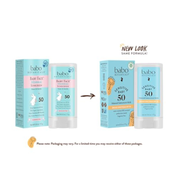 Babo Botanicals Sensitive Baby Sunscreen Stick SPF 50 - Organic