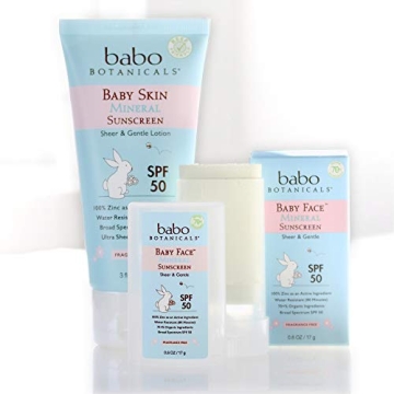 Babo Botanicals Sensitive Baby Sunscreen Stick SPF 50 - Organic