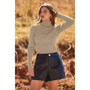 PRETTYGARDEN Women's Fall Turtleneck Sweater Stylish Warm