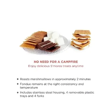 Salton Electric S'Mores Maker Flameless Fun Safe Easy