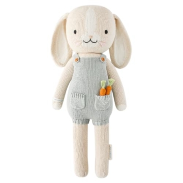 cuddle + kind Henry The Bunny Little 13" Hand-Knit Doll – 1 Doll = 10 Meals, Fair Trade, Heirloom ...