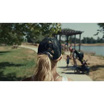Funky Junque Criss Cross Ponytail Hat for Women