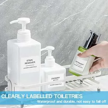 Minimalist Laundry Labels for Stylish Organization