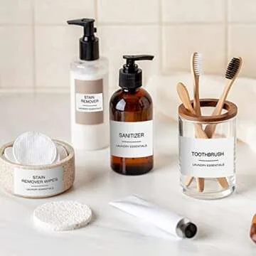 Minimalist Laundry Labels for Stylish Organization