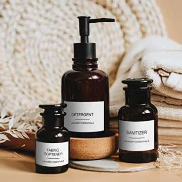 Minimalist Laundry Labels for Stylish Organization