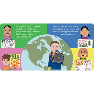 Who Is Greta Thunberg? Board Book for Kids Aged 4-8