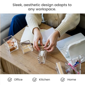 OfficeGoods Stylish Acrylic Tape Dispenser for Every Workspace