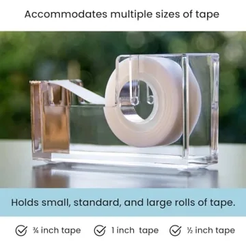 OfficeGoods Stylish Acrylic Tape Dispenser for Every Workspace