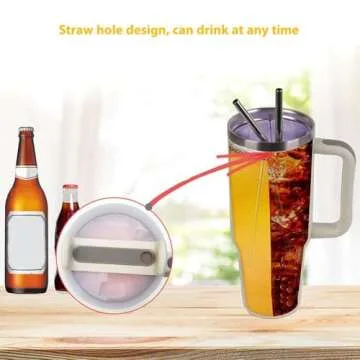 Innovative 2-in-1 Drink Separator for Stanley Cup Lovers