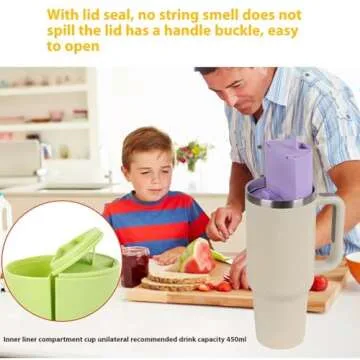 Innovative 2-in-1 Drink Separator for Stanley Cup Lovers