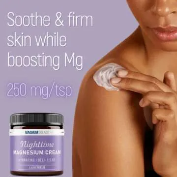 Magnesium Lotion – Nighttime Magnesium Cream for Relaxation & Sleep