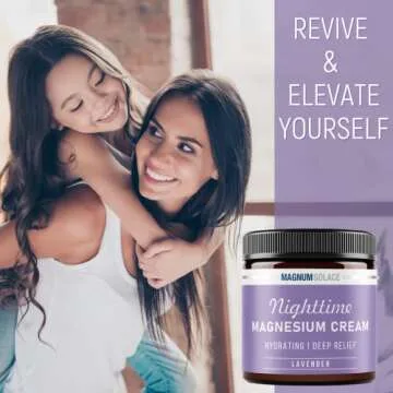 Nighttime Magnesium Cream for Relaxation and Sleep