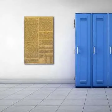 US Constitution American Founding Bill of Rights LAMINATED LARGE reproduction NOW BIGGER CLEARER TEXT 18x29 Young N Refined