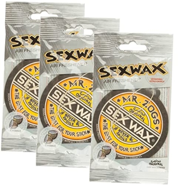 Limited Edition Sex Wax Coconut Air Fresheners - 3-Pack for Car & Home