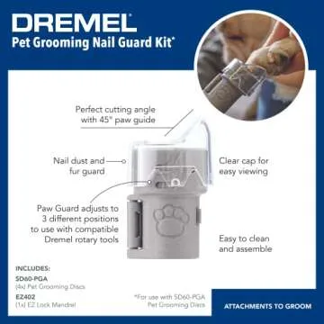 Dremel PawControl Dog Nail Grinder Safe Grooming Kit