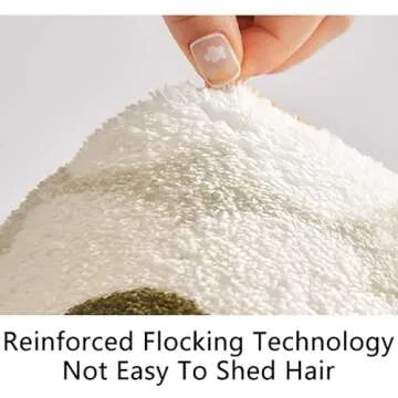 Modern Irregular Shaped Rug,Non-Slip Area Rugs, Oval Fluffy Faux Wool Carpet,Indoor Washable Rug for Living Room Bedroom Playroom Decor Floor Mat