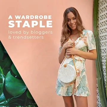 Stylish Handmade Rattan Bag for Women - Novum Crafts