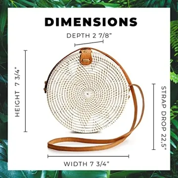 Stylish Handmade Rattan Bag for Women - Novum Crafts