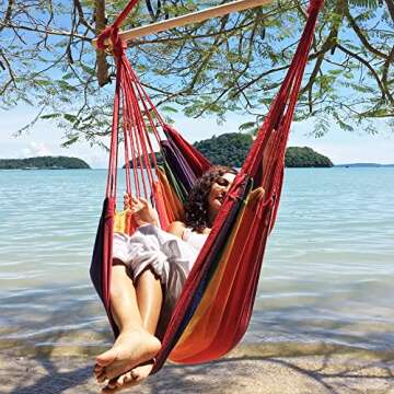 Hammock Sky Large Brazilian Hammock Chair - Cozy and Durable
