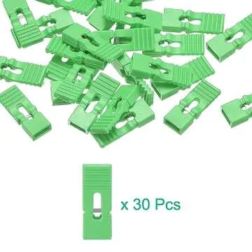 uxcell 30pcs 2.54mm Pin Header Jumper Cap Lengthened Short Circuit Connection Cap Mini Micro Jumper Bridge Plug Green
