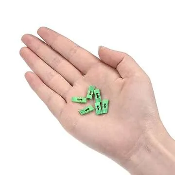 uxcell 30pcs 2.54mm Pin Header Jumper Cap Lengthened Short Circuit Connection Cap Mini Micro Jumper Bridge Plug Green