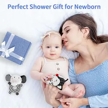 FPVERA Baby Rattles: Safe Sensory Toys for Infants 0-6 Months