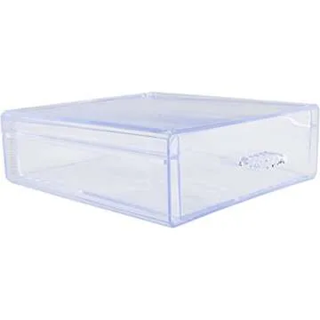 Clear Dual Drawers: Perfect Makeup & Jewelry Organizer