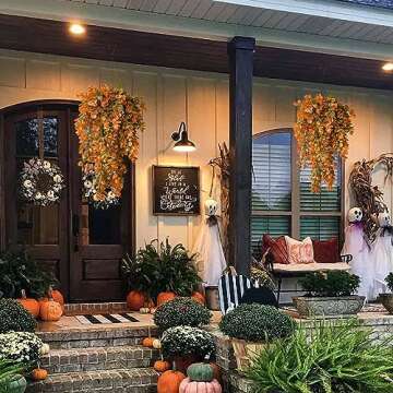 Lakiyfye Artificial Boston Ferns for Home and Garden